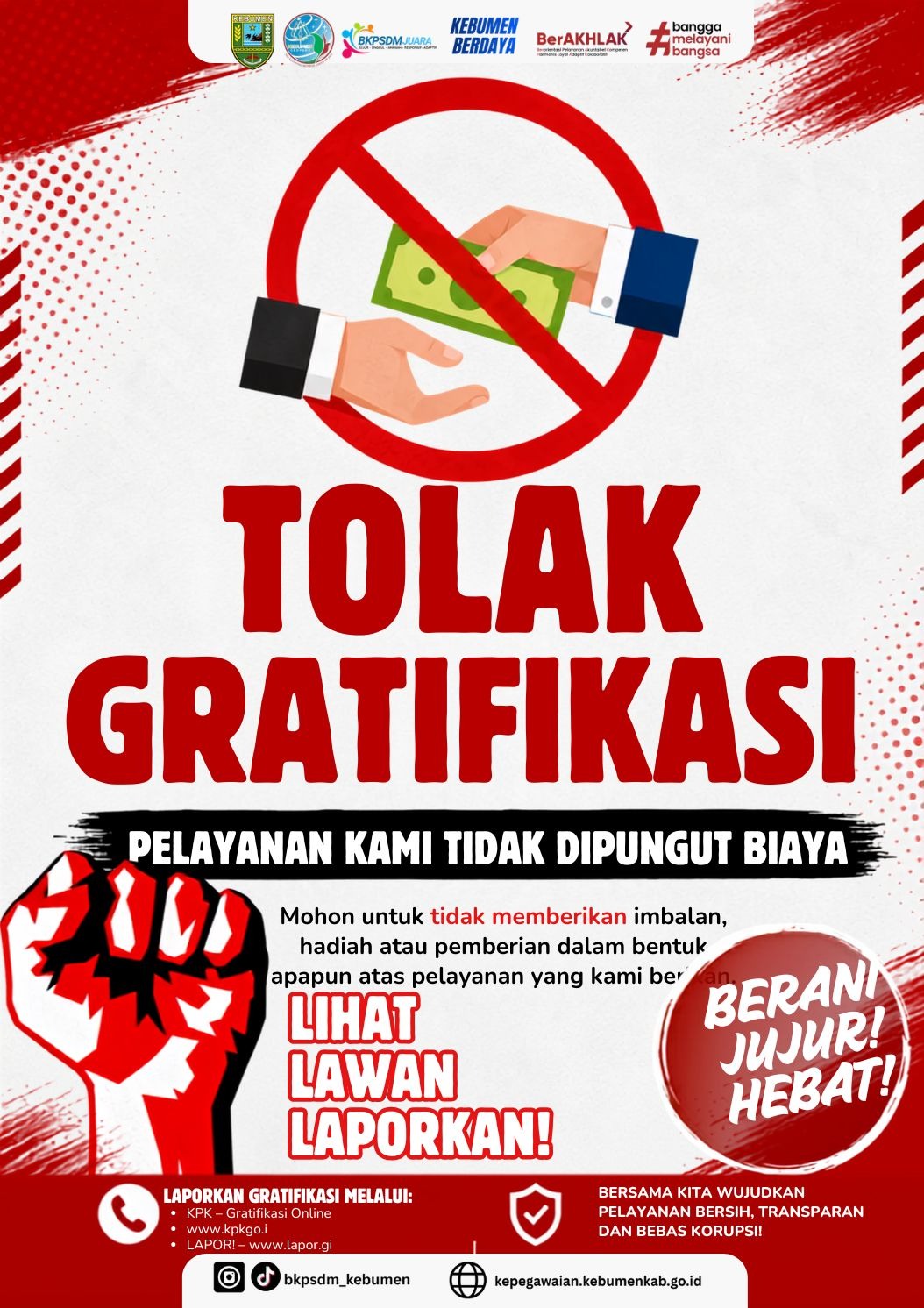 Tolak Gratifikasi
